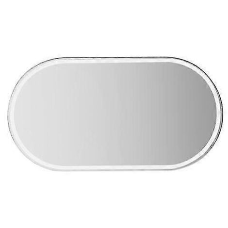 Miroir de courtoisie ovale pour pare-soleil de voiture, gain de place et haute visibilité.