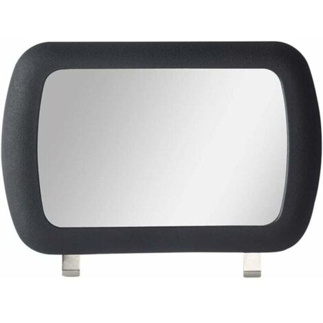 Miroir de courtoisie portable pour pare-soleil de voiture, 13 cm x 8 cm.