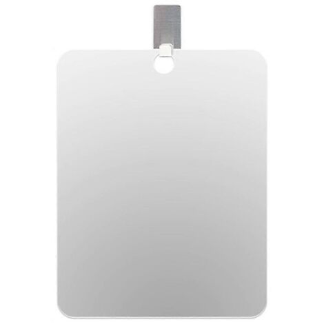 Miroir de douche antibuée pour le rasage, miroir de maquillage incassable en verre organique de luxe.