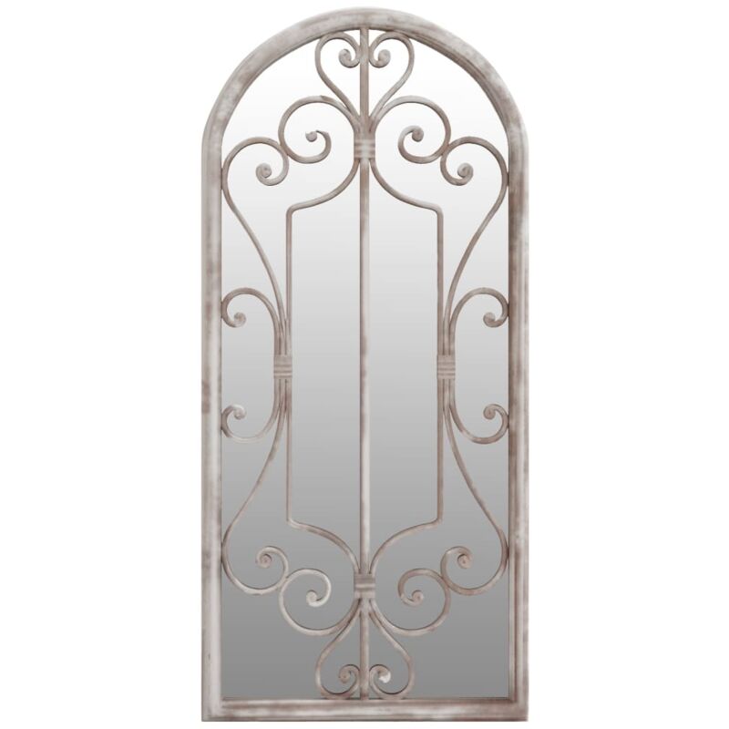 Vidaxl - Miroir de jardin Sable 100x45cm Fer pour utilisation extérieure