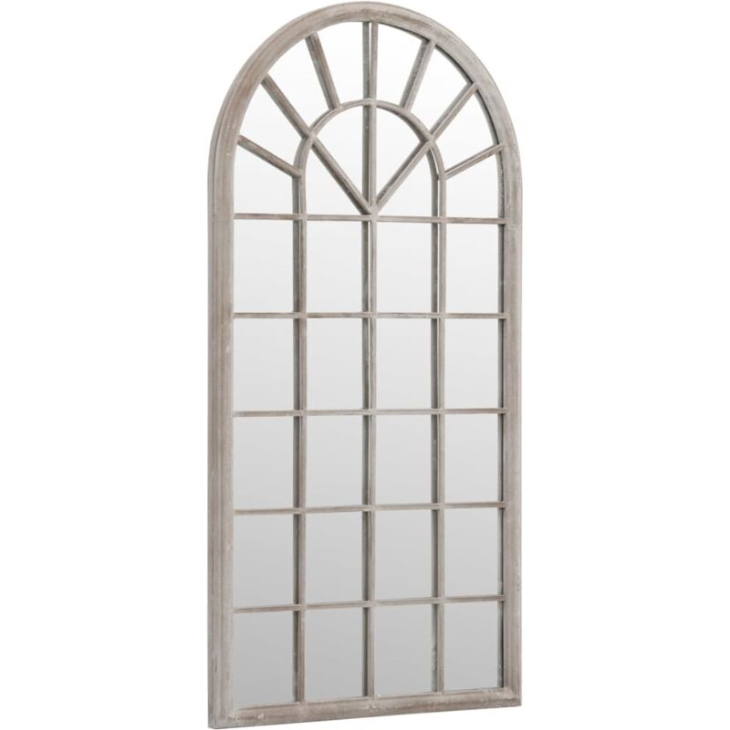 Vidaxl - Miroir de jardin Sable 90x45 cm Fer pour utilisation extérieure