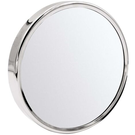 Miroir de maquillage Ariel avec ventouses RIDDER - Argent