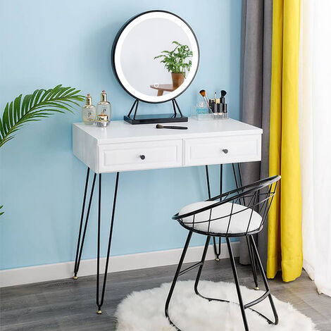 Miroir de Maquillage Grossissement 6500k 40*40 cm LED