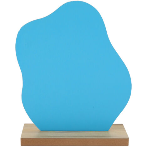 Miroir de maquillage portable léger avec support en bois design unique