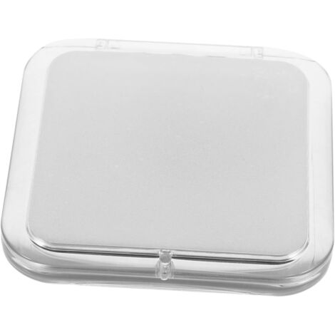 Miroir de Maquillage Portable Pliable Miroir Compact Carré Double Face de Poche pour Voyages
