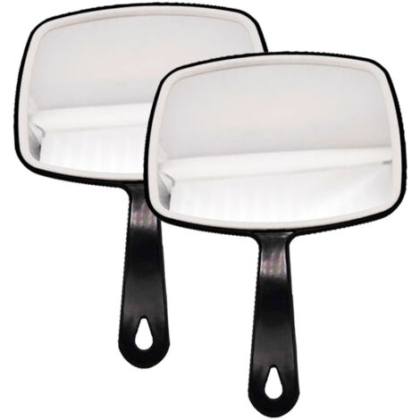 Miroir De Poche - 2 Pièces - Verre Clair Sans Distorsion - Pour Maquillage Rasage Soins Du Visage - Usage Domestique Professionnel Et Extérieur