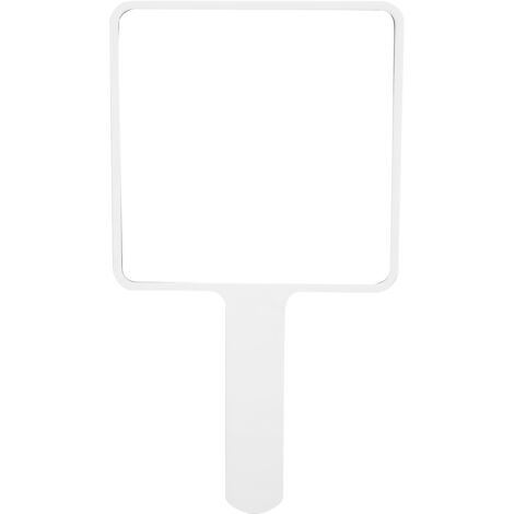 Miroir de poche grand format 15x27cm pour maquillage et coiffure portable