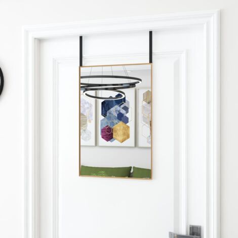 Miroir de porte Doré 40x60 cm Verre et aluminium CFW55387