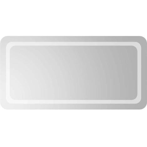 Miroir de salle de bain à LED 100x50 cm CFW813524