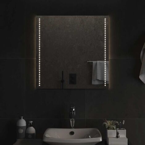 Miroir de salle de bain à LED 60x60 cm vidaXL