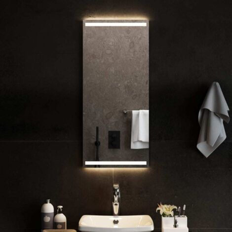 Miroir de salle de bain à LED Miroir de douche 40x90 cm 15418