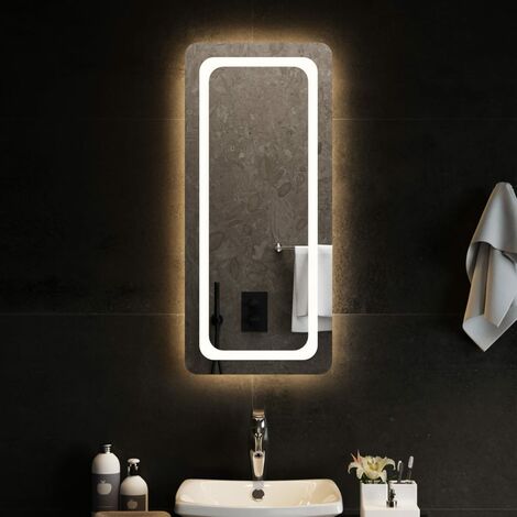 Miroir de salle de bain à LED Miroir de douche 40x90 cm 98287