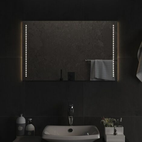 Miroir de salle de bain à LED  Miroir de douche 50x80 cm 30026
