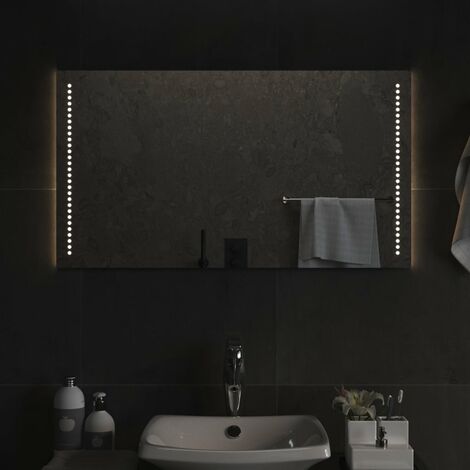 Miroir de salle de bain à LED  Miroir de douche 50x90 cm 56931