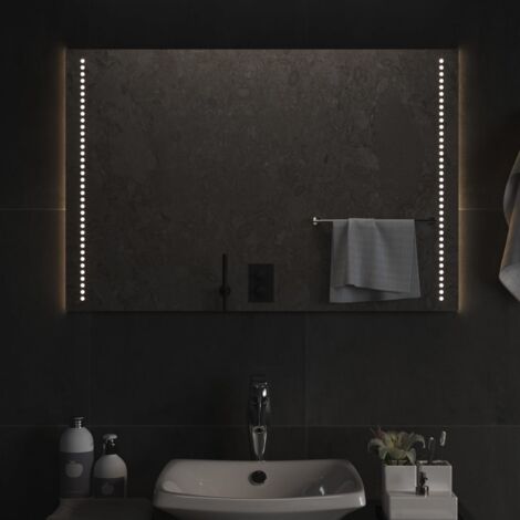 Miroir de salle de bain à LED  Miroir de douche 60x90 cm 95701