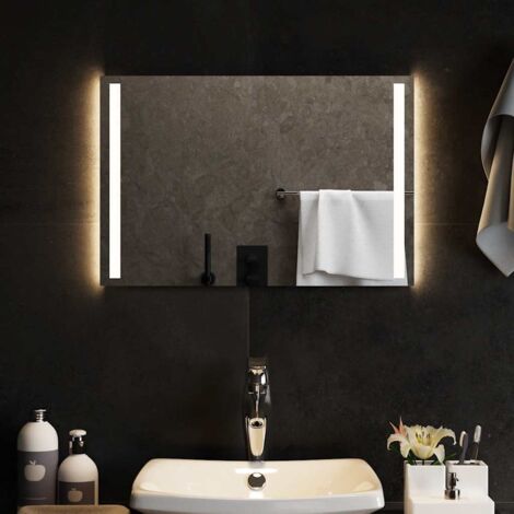 Miroir de salle de bain à LED, Miroir de douche, Miroir mural 60x40 cm pwfn37680 DESIGN IN