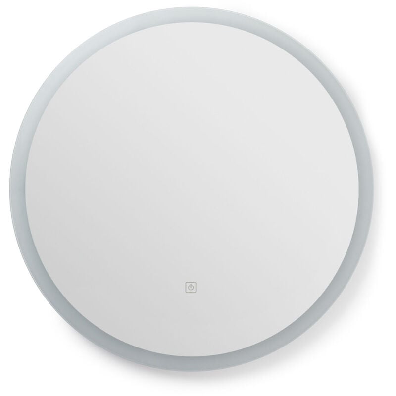 Miroir de Salle de Bain avec éclairage led et Anti-buée Minna Ø60 cm 4000K Blanc neutre