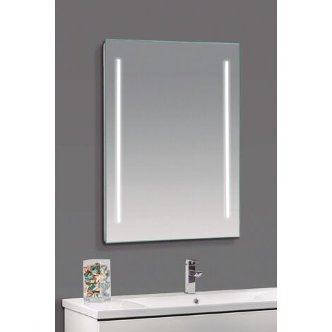 MIROIR DE SALLE DE BAIN AVEC LED - 60X80 CM