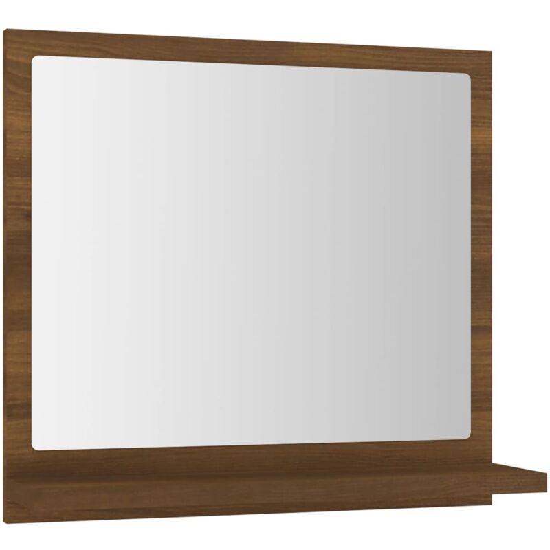 Miroir de bain Chêne marron 40x10,5x37 cm Bois d'ingénierie - Vidaxl