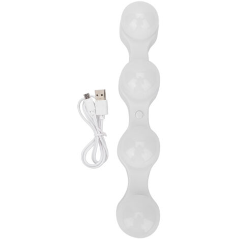 Miroir de salle de bain LED avec éclairage réglable et lumière d'appoint trois couleurs