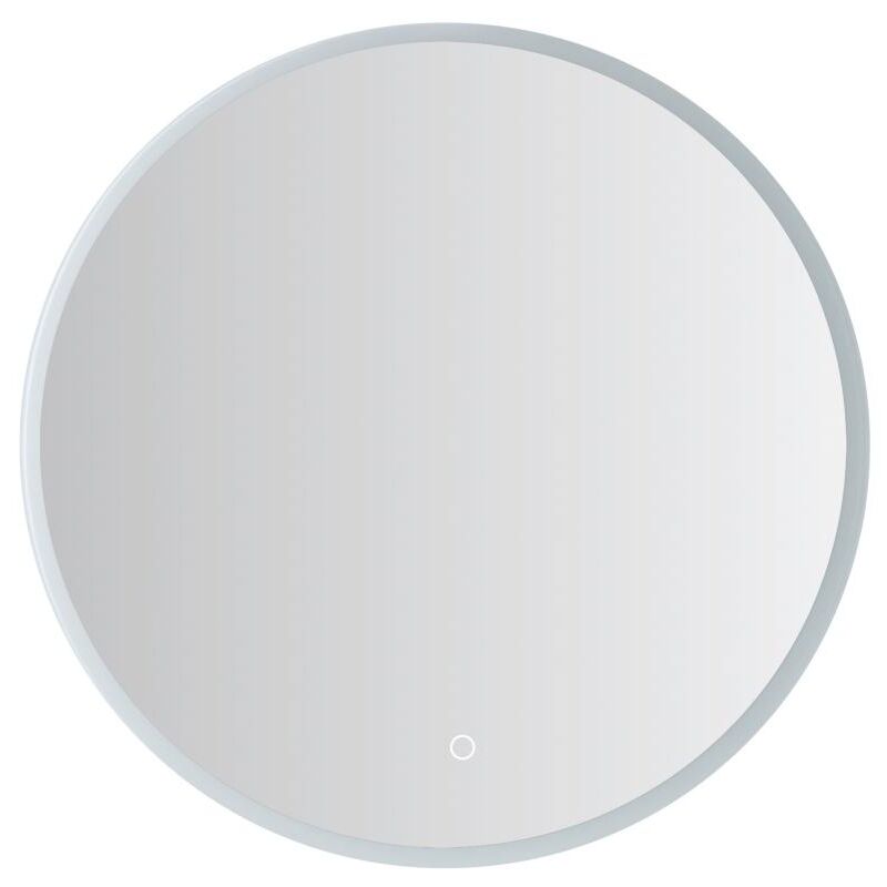 Vente-unique - Miroir de salle de bain lumineux rond à leds anti-buée - D60 cm - daniela