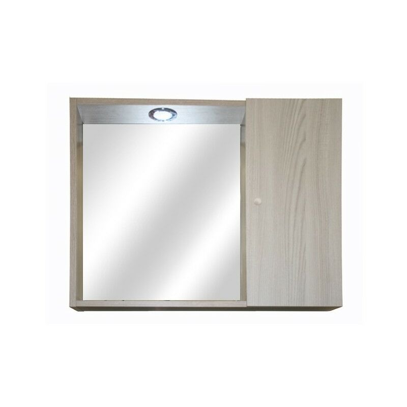 Miroir de salle de bain mural orme 1 porte h.58x67x15 cm