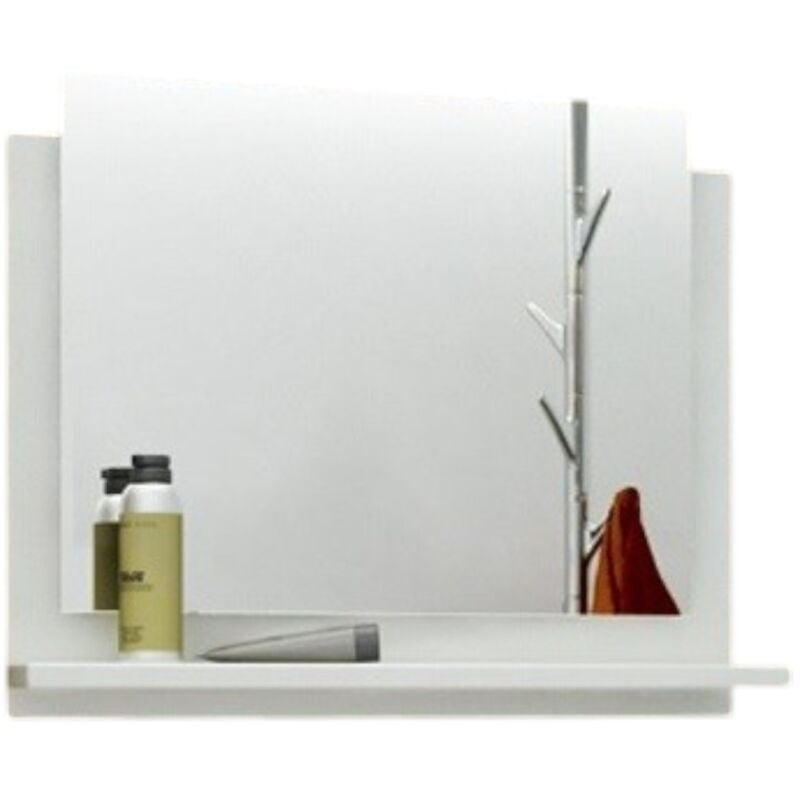 Meublorama - Miroir de salle de bain pour collection owl/raven/bird, coloris blanc