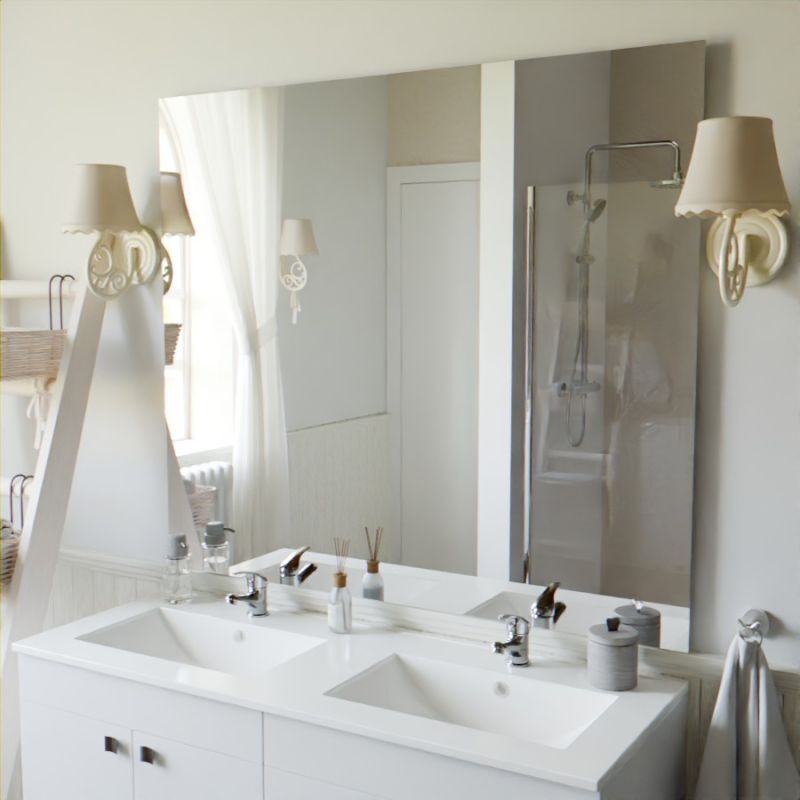Miroir de salle de bain REFLET - 120 cm x 105 cm