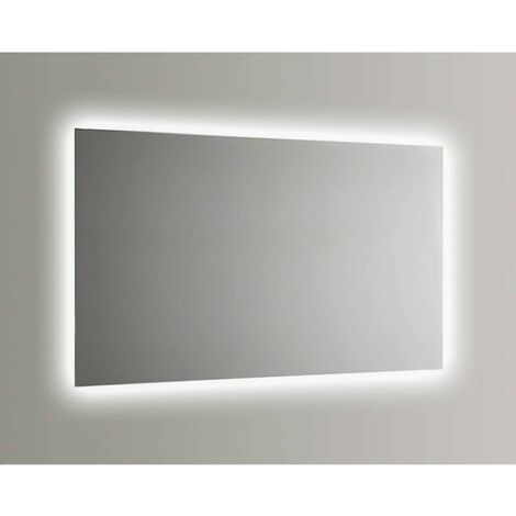 SMMO Specchio bagno retroilluminato led sul perimetro 100x70 cm