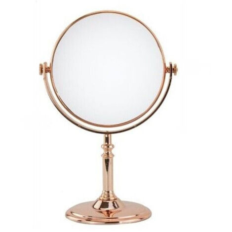 Miroir De Salle De Bain Rose Or 8″ 69415