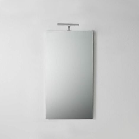 MIROIR DE SALLE DE BAIN SIMPLE AVEC ÉCLAIRAGE DE 45 CM X 90 CM