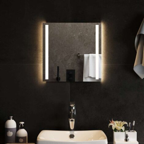 Miroir de salle de bain，Miroir Décoratif à LED 40x40 cm CVW21290