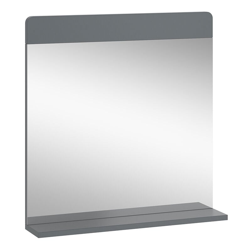 Vicco - Miroir de salle de bain Izan, Gris, 60 x 62 cm