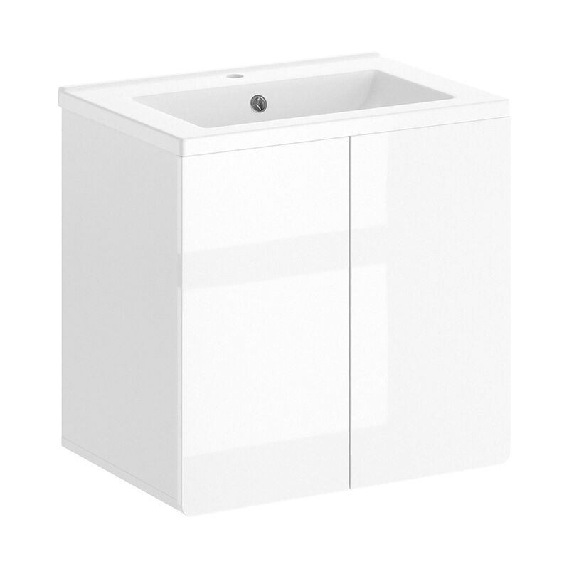 Vicco - Ensemble de meubles de salle de bain Izan, Blanc,