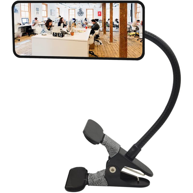 Miroir de sécurité en Verre à Clipser, Miroir de cubicule Convexe Flexible pour la sécurité personnelle et Les moniteurs de sécurité de Bureau ou
