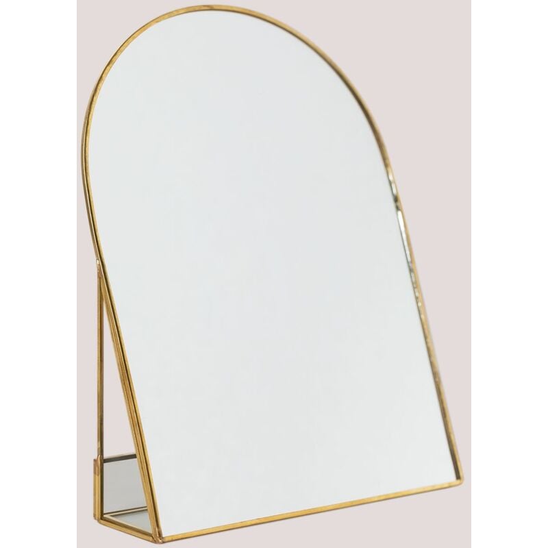 Miroir de Table en Métal Lisbeth Sklum 25 cm