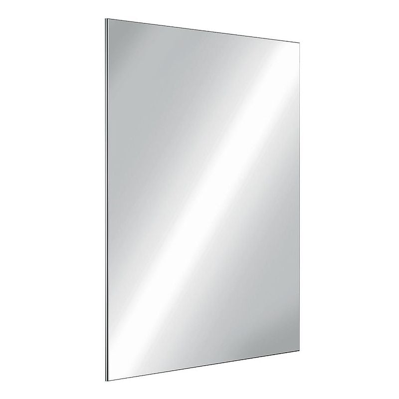 Delabie - Miroir de toilette Inox poli incassable rectangulaire 10x595x980