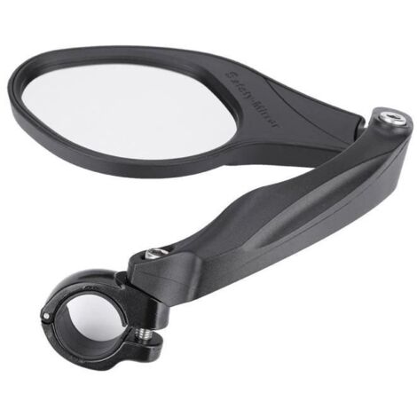 Miroir de vélo - Drfeify - Rétroviseur de guidon - Rotation 360 - Couleur noire - Matériau ABS et verre