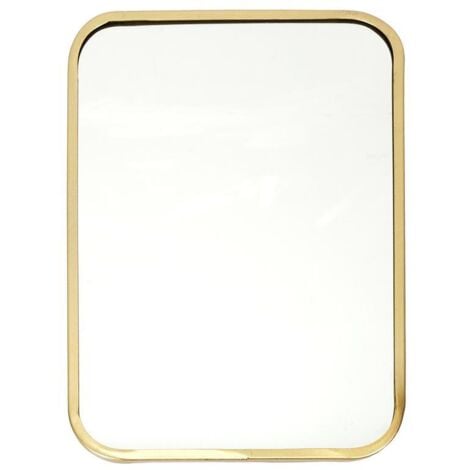 MOBILIBRICO Miroir Deco Contour Deco Dore Carre