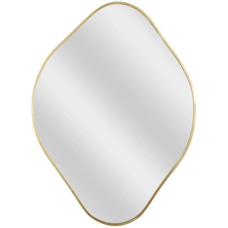 Miroir Deco Contour Dore Losange H60cm Come