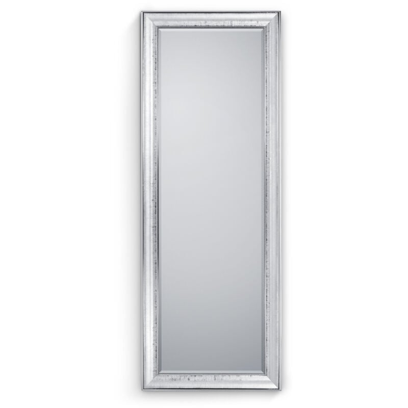 Mirrors And More - Miroir déco design, Miroir rectangulaire 160 cm Mia Chrome en Verre, boite a design