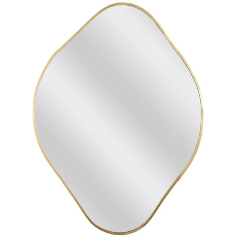 Miroir Déco "Losange" 60cm Or