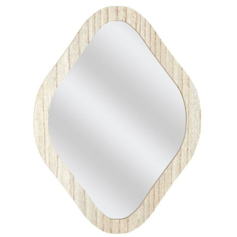 Miroir Déco Losange "Elio" 34cm Naturel