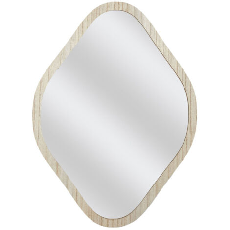 Miroir Déco Losange "Elio" 60cm Naturel