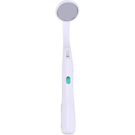 miroir Dentaire Led Miroir Lumineux (vert) Miroir D'examen Dentaire Angle De Courbe Anti-bue Outil De Soins Bucco-dentaires Dentaires