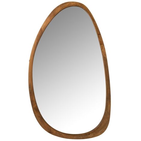 Miroir design 120x5x70 cm en manguier marron - WIOTA