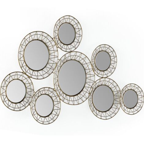 Miroir design élégance dorée unique - Dorure éclat raffiné et tendance