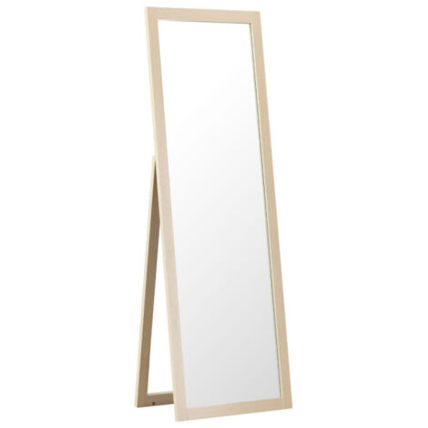 Miroir Design sur Pied "Sebring" 170cm Naturel