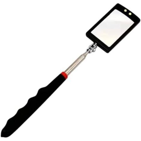 Miroir d'inspection de voiture, extensible, avec tête pivotante, pour véhicules, SUV, camions, camping-cars, monospaces, pickups, entretien la maison et l'appartement carré -