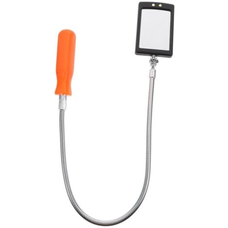 Miroir d'inspection LED flexible et rotatif à 360° pour la réparation automobile, outils d'inspection sous véhicule